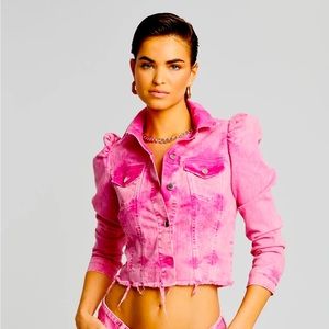 NWOT Retrofete Rissa Jacket - Barbiecore